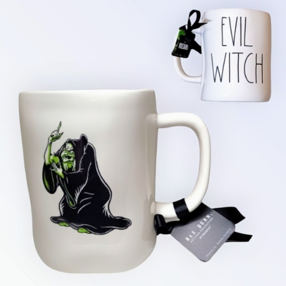 Rae Dunn & Disney Villains, Evil Witch/Grimhelde of Snow White, 18 Oz. Mug, 2023 - Picture 8 of 10